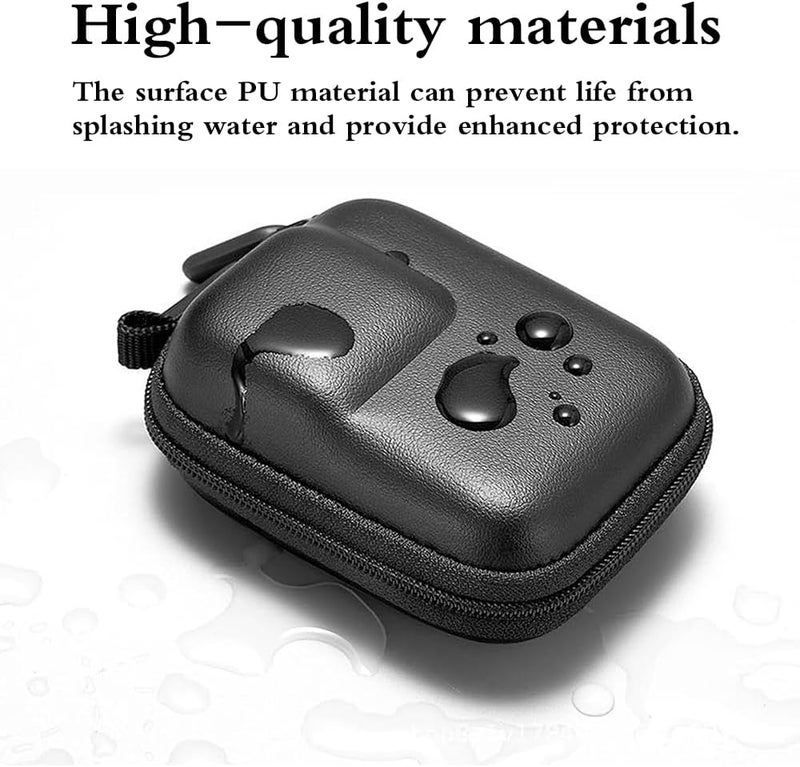 Huadu Screen Protector Compatible for Insta360 Ace Pro 2 Camera,Tempered Glass Film Anti Scratch High Definition Full Coverage and Hard Shell Travel Storage Carrying Case - Image 5
